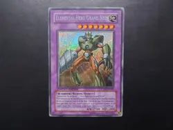 Yugioh - Elemental Hero Grand Neos CT04-EN001 Secret Rare Promo - Image 1