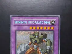Yugioh - Elemental Hero Grand Neos CT04-EN001 Secret Rare Promo - Image 2