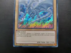 Yugioh - Blue-Eyes White Dragon MVP1-ENS55 Secret Rare 1st Edition - Image 3