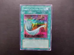 Yugioh - Harpie's Feather Duster SDD-003 Prismatic Secret Rare Promo - Image 1