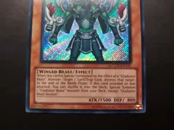 Yugioh - Gladiator Beast Bestiari LCGX-EN237 Secret Rare - Image 3
