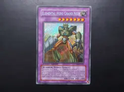 Yugioh - Elemental Hero Grand Neos CT04-EN001 Secret Rare Promo - Image 1