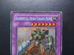 Yugioh - Elemental Hero Grand Neos CT04-EN001 Secret Rare Promo - Image 2
