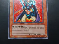 Yugioh - Obnoxious Celtic Guardian CT1-EN006 Secret Rare Promo - Image 3