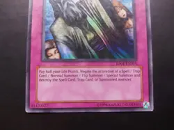 Yugioh - Solemn Judgment RP01-EN045 Super Rare Original 1996 Copyright Print - Image 3