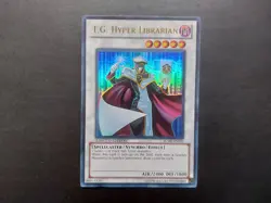 Yugioh - T.G. Hyper Librarian JUMP-EN051 Ultra Rare Promo - Image 1