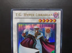 Yugioh - T.G. Hyper Librarian JUMP-EN051 Ultra Rare Promo - Image 2