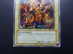 Yugioh - The Winged Dragon of Ra DOD-001 Secret Rare Promo - Image 3