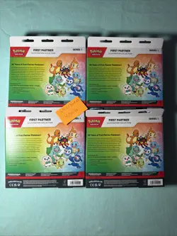 4X Pokemon First Partner Series 1 Illustration Collection - Image 2