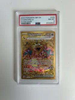 Charizard ex 228/197 Hyper Rare Obsidian Flames Pokemon PSA 8 NM-MINT (080) - Image 1