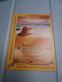 Pokemon Diglett 50/144 Common Skyridge NM Fast Ship - Image 2