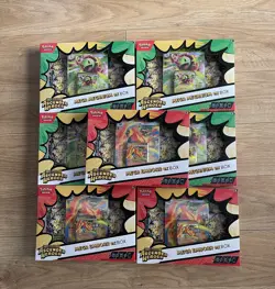 Pokemon TCG Ascended Heroes Mega Emboar + Meganium Ex Box X7 - Brand New Sealed - Image 1
