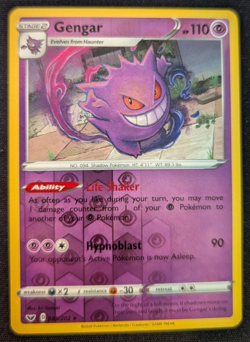 2020 Pokemon Gengar Reverse Holo 085/202 Sword & Shield - Image 1