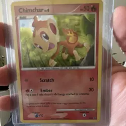 Pokemon TCG Diamond & Pearl Chimchar DP02 Holo Promo, 50 HP Basic - Image 1