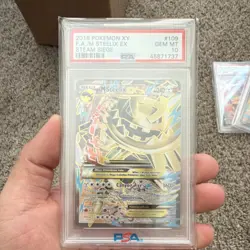 Pokemon M Steelix EX Full Art Holo Ultra Rare 109/114 XY Steam Siege PSA 10 - Image 1