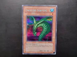 Yugioh - Sinister Serpent SDD-002 Prismatic Secret Rare Promo - Image 1