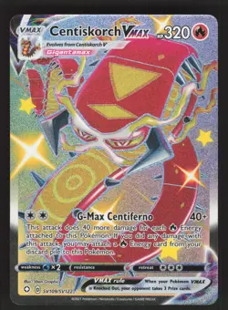 Centiskorch VMAX SV109/SV122 Pokemon TCG Shining Fates NM - Image 1
