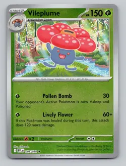 Reverse Holo Vileplume 003/094 Rare Phantasmal Flames Pokemon - Image 1