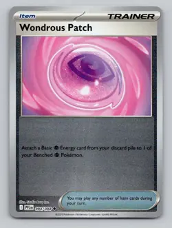 Reverse Holo Wondrous Patch 094/094 Uncommon Phantasmal Flames Pokemon - Image 1