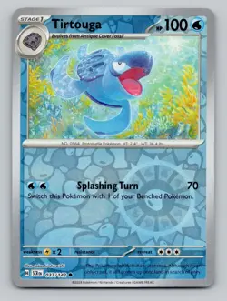 Reverse Holo Tirtouga 37/142 Common Stellar Crown Pokemon - Image 1