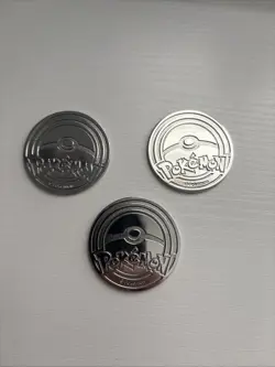 Mega Charizard X EX UPC Metal Coins (3) - Pokemon - Image 2