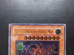 Yugioh - Arcanite Magician/Assault Mode CRMS-EN021 Ultimate Rare 1st Edition - Image 2