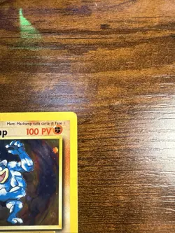 Italian Machamp Holo First Edition 8/102 Pokemon Base Set - Image 3