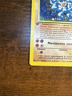 Italian Machamp Holo First Edition 8/102 Pokemon Base Set - Image 5