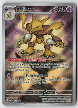 Alakazam 009 Holo Promo ME: Mega Evolution Promo Pokemon Near Mint - Image 1