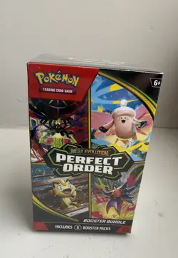 Pokemon Mega Evolution Perfect Order Booster Bundle Box, Collectors Edition - Image 1