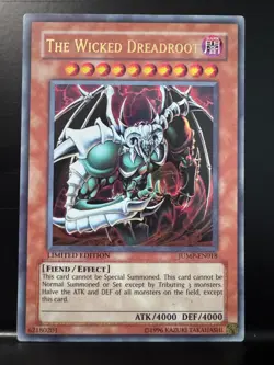 Yu-Gi-Oh YuGiOh The Wicked Dreadroot JUMP-EN018 Limited Edition Ultra Rare LP/MP - Image 1