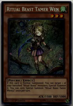 Ritual Beast Tamer Wen Secret Rare The Secret Forces THSF-EN024 LP - Image 1