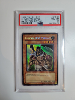 Yugioh PSA 10 Elemental Hero Wildheart GSE-EN001 Secret Ultra Rare - Image 1