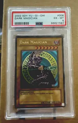 Yu-Gi-Oh! Yugioh SDY-006 Dark Magician PSA 6 2002 EX-MT - Image 2