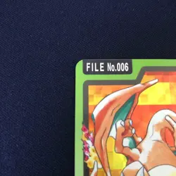 Charizard 006 Carddass Holo Rare Bandai 1997 *NM* Pokemon Card Japanese F/S - Image 2