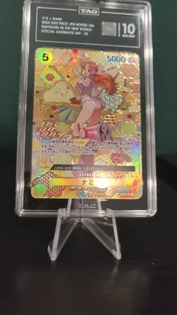 TAG 10 MINT JAPANESE ONE PIECE 2024 NAMI OP08-106 SPECIAL ALT ART - Image 2