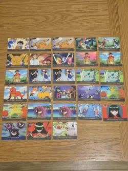 Pokemon Cards 2000 Topps Episode Cards Shiny Ep 15 20 24 Holo Ep 8 17 22 Vintage - Image 1