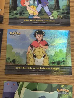 Pokemon Cards 2000 Topps Episode Cards Shiny Ep 15 20 24 Holo Ep 8 17 22 Vintage - Image 2