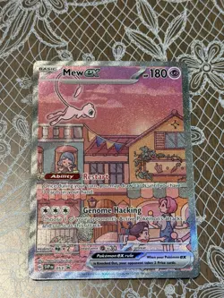 Mew ex 053 Holo Scarlet & Violet 151 Promo Pokemon Card LP - Image 1