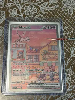 Mew ex 053 Holo Scarlet & Violet 151 Promo Pokemon Card LP - Image 3