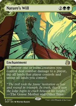 Nature's Will -Foil Near Mint MTG Wilds of Eldraine: Enchanting Tales - Image 1