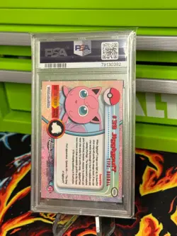 PSA 9 MINT Jigglypuff #39 (Topps Chrome Series 1) Holo Pokemon Card - Image 2