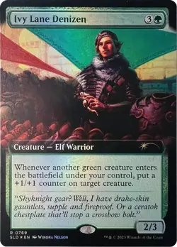 Ivy Lane Denizen (Secret Lair) FOIL PROMO NM Green Rare MAGIC MTG CARD ABUGames - Image 1
