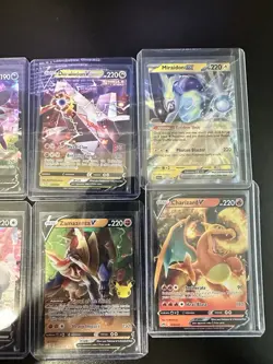 Pokemon TCG 12 Card Lot EX V Gold Energy Koraidon Miraidon Tyranitar Banette Set - Image 5