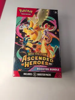 Pokemon TCG Ascended Heroes Booster Bundle 6 Packs 10 cards each (60 Cards) - Image 1