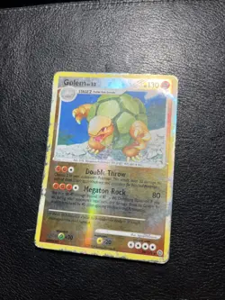 2007 damaged Golem 29/132 Secret Wonders Reverse Holo Pokemon card - Image 1