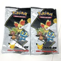 2x Sealed Pokemon Card First Partner Packs (Kalos) w/Boosters - Image 1