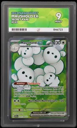 Maushold Ex Paradox Rift 233/182 Secret Rare 9 Mint 2023 Ace Graded Card - Image 1