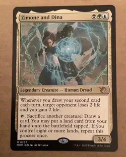 MTG MOM: Zimone and Dina (Legendary Creature) Regular Mythic 0257 - Image 1