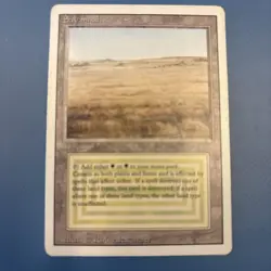 Magic The Gathering Savannah Revised Dual Land Moderately Played MTG - Image 1